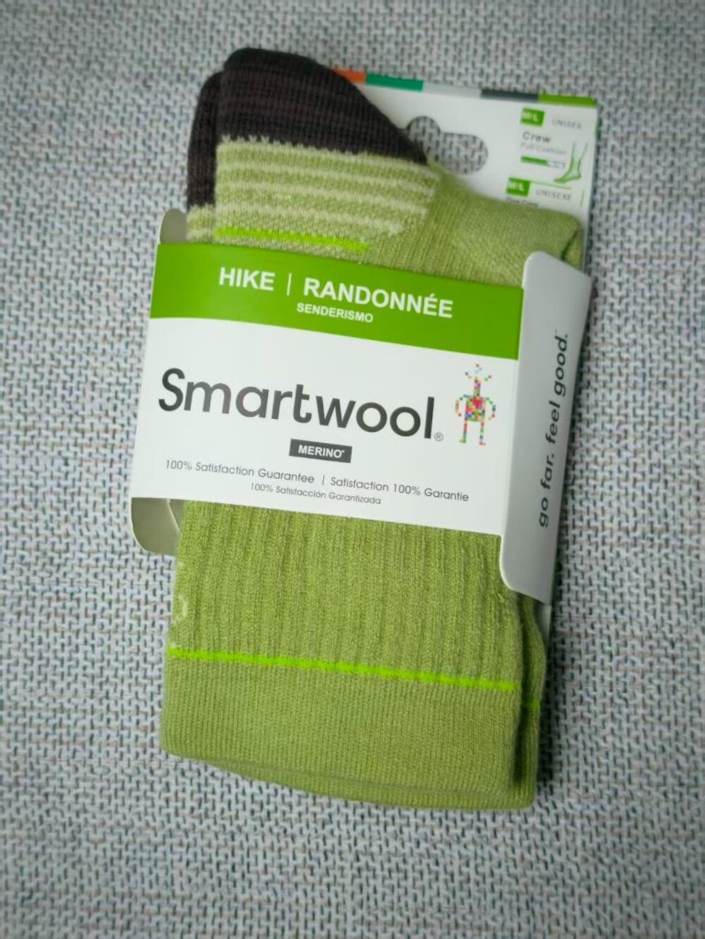 NWT Smartwool UNISEX Hike Targeted Cushion Merino Wool Crew Socks Size M